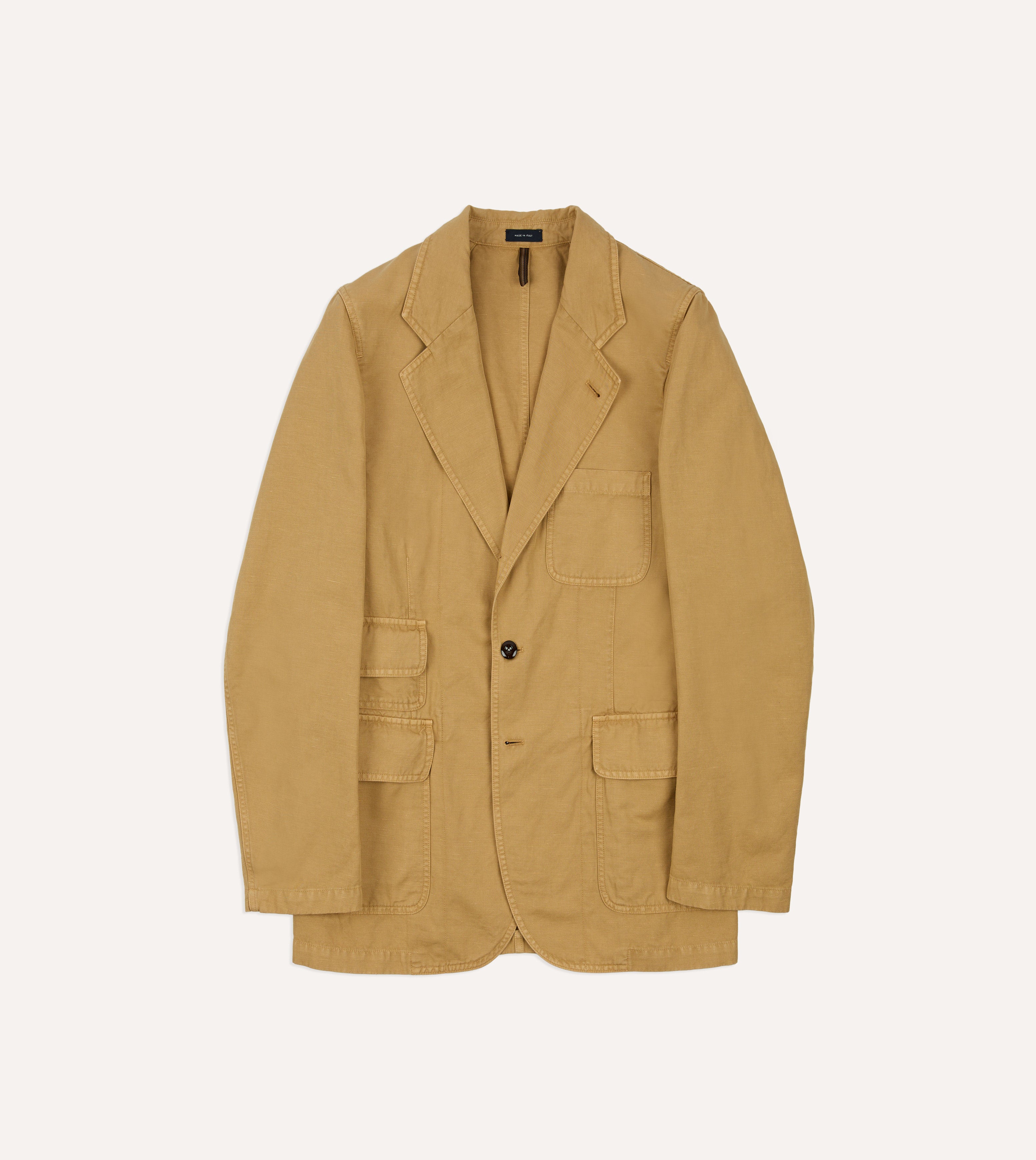 Sand Cotton-Linen Games Blazer Mk. IV