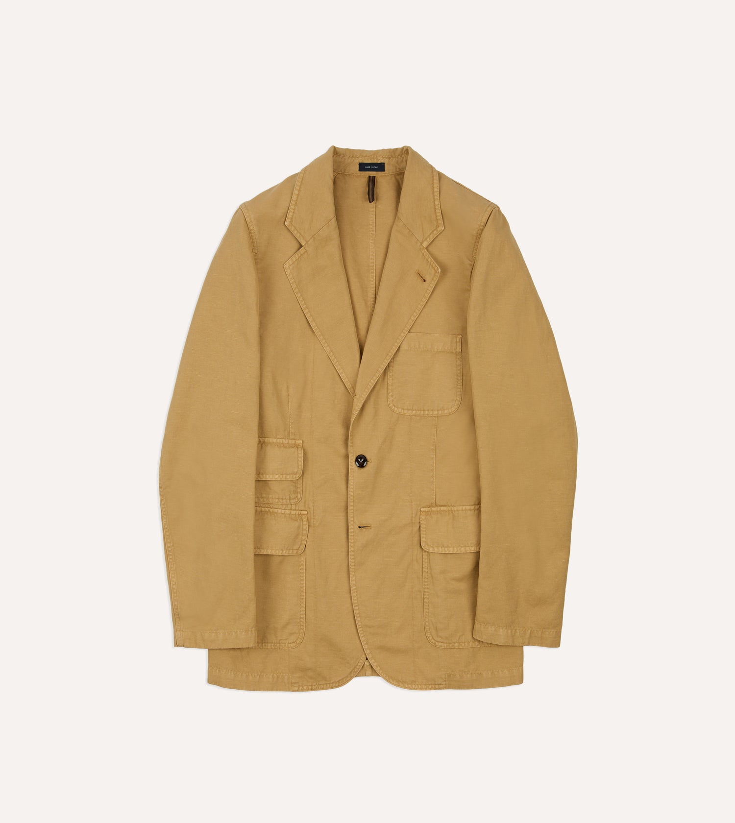 Sand Cotton-Linen Games Blazer Mk. IV