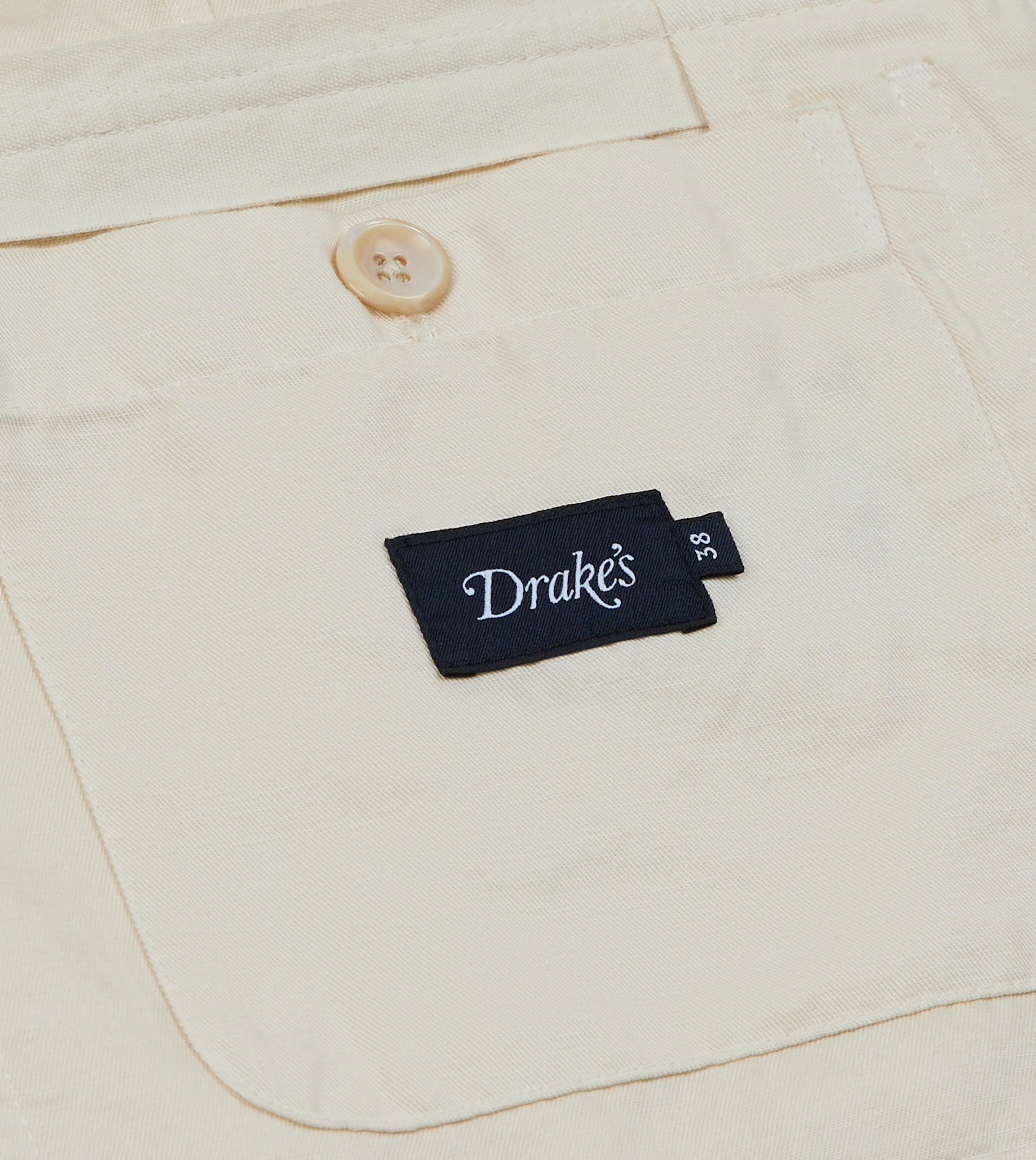 Ecru Cotton-Linen Games Blazer Mk. IV – Drakes US