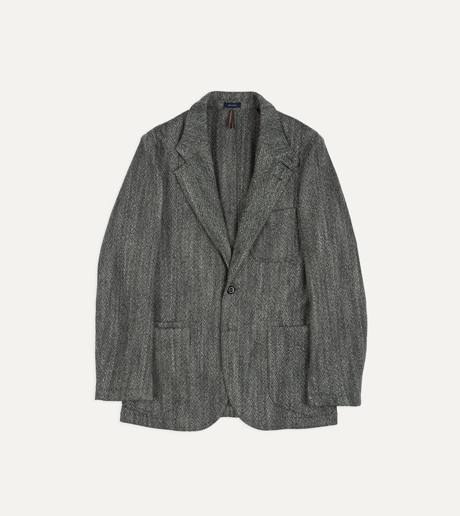 Grey Wool Tweed Field Games Blazer