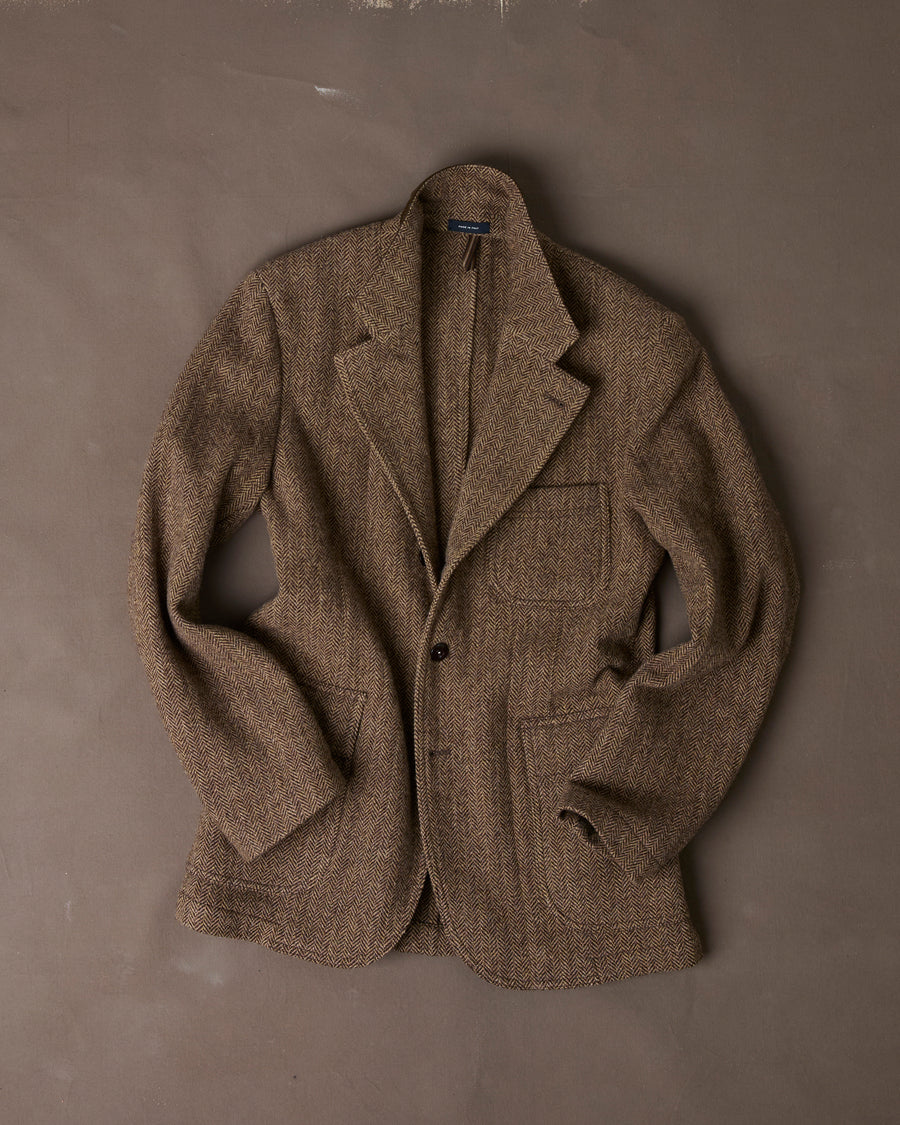 Brown Herringbone Tweed Games Blazer Mk. VII