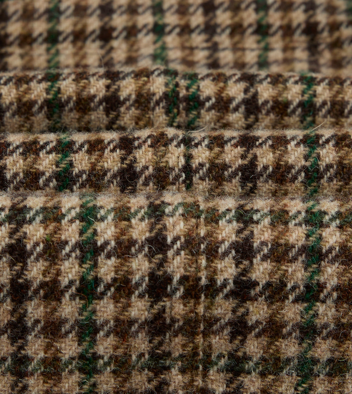 Brown and Green Houndstooth Check Tweed Games Blazer Mk. VII
