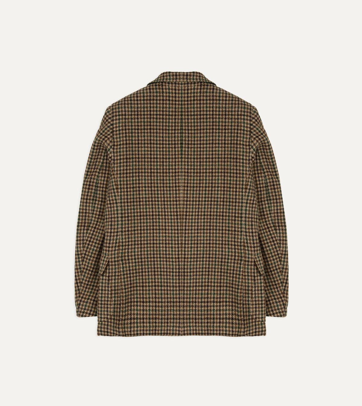 Brown and Green Houndstooth Check Tweed Games Blazer Mk. VII