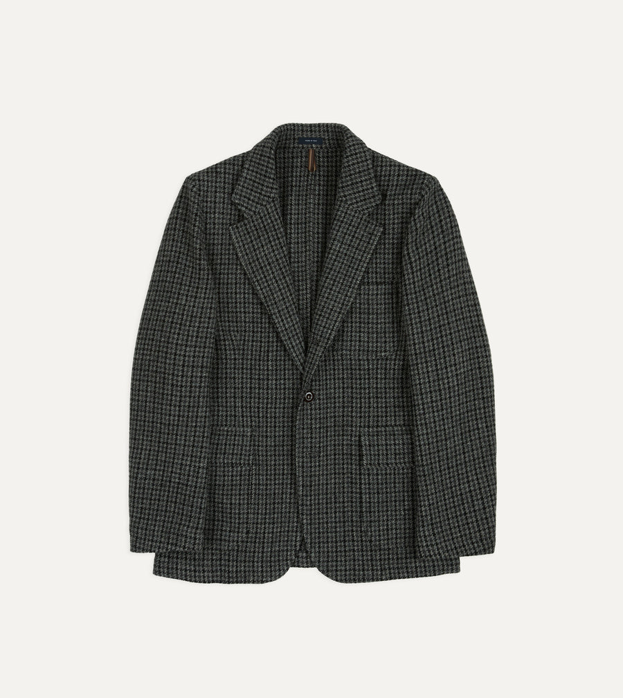 Grey Houndstooth Check Tweed Games Blazer Mk. VII