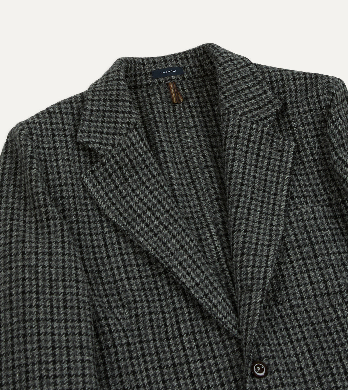 Grey Houndstooth Check Tweed Games Blazer Mk. VII