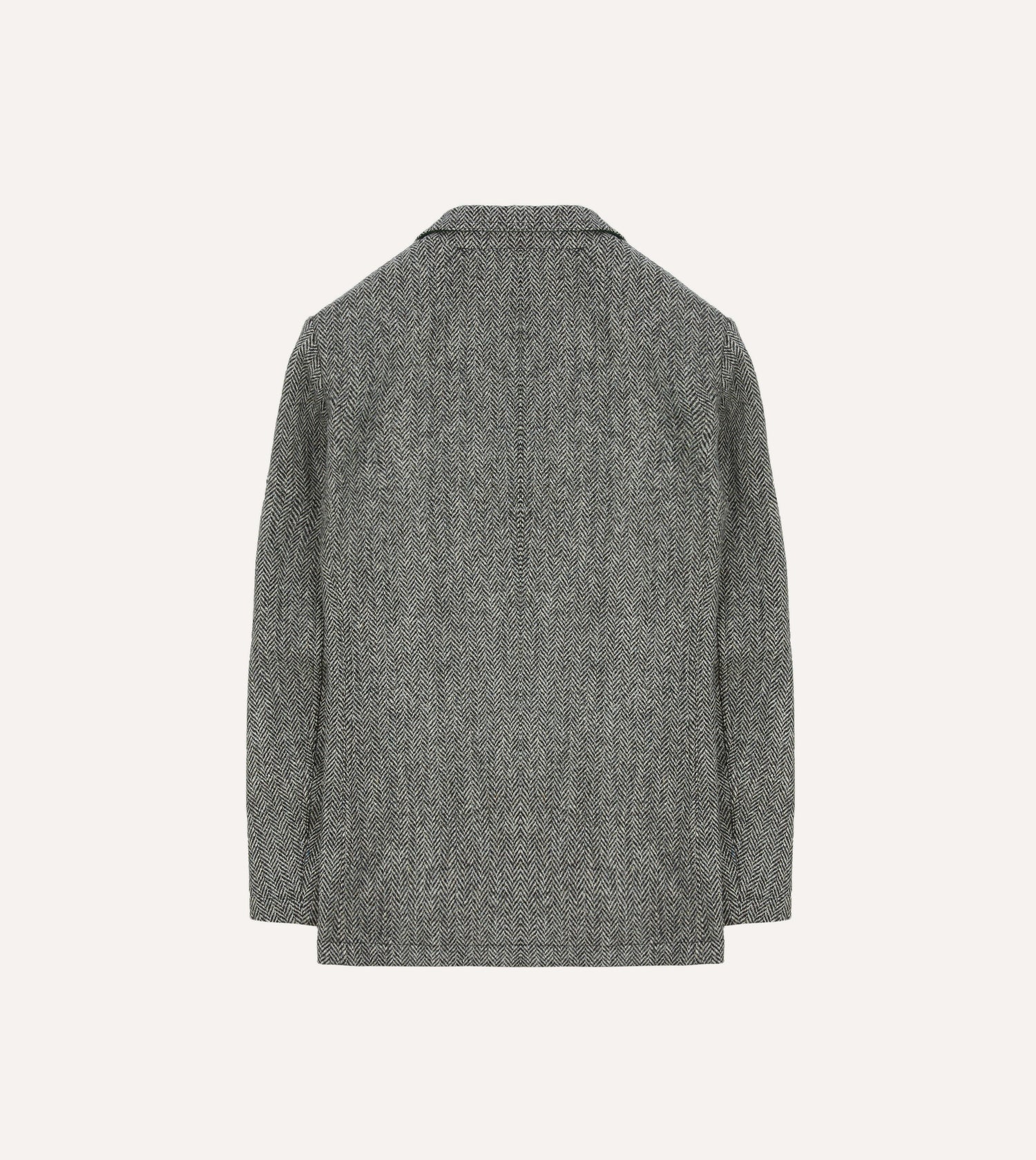 Grey Herringbone Harris Tweed Games Blazer Mk. VII