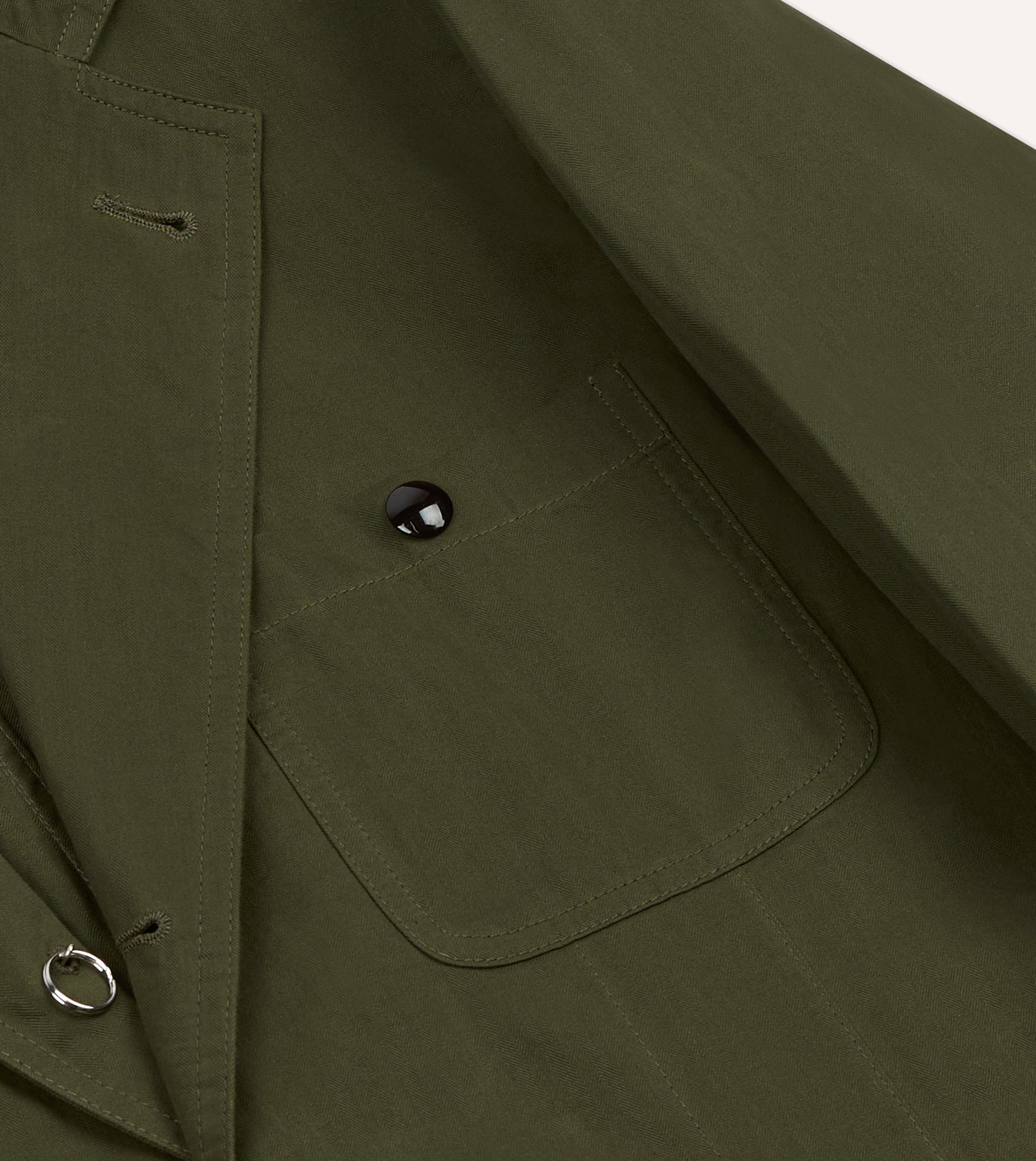 Drake’s and New Balance Waxed Herringbone Cotton Games Blazer