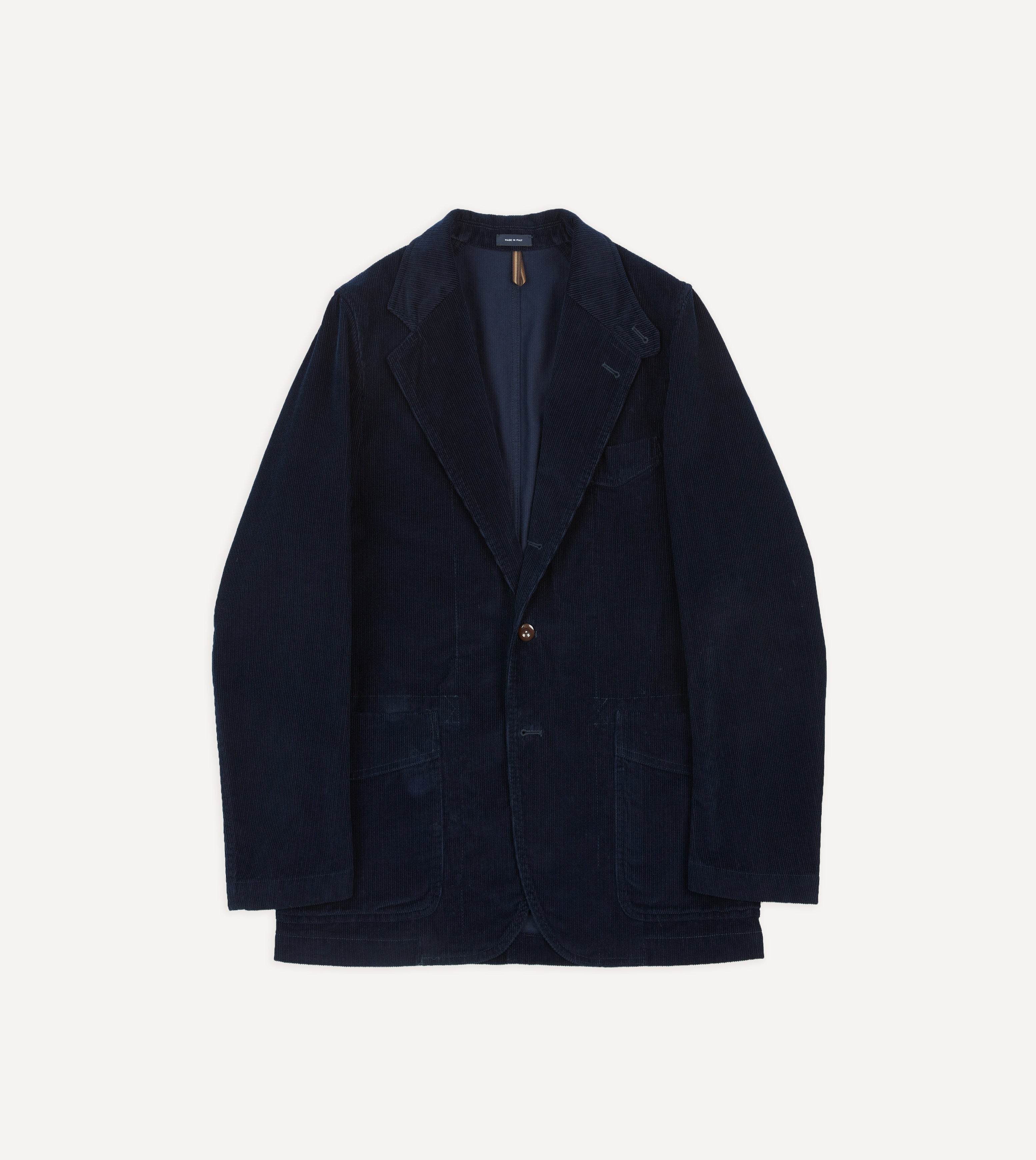 Navy Cotton Corduroy Field Games Blazer