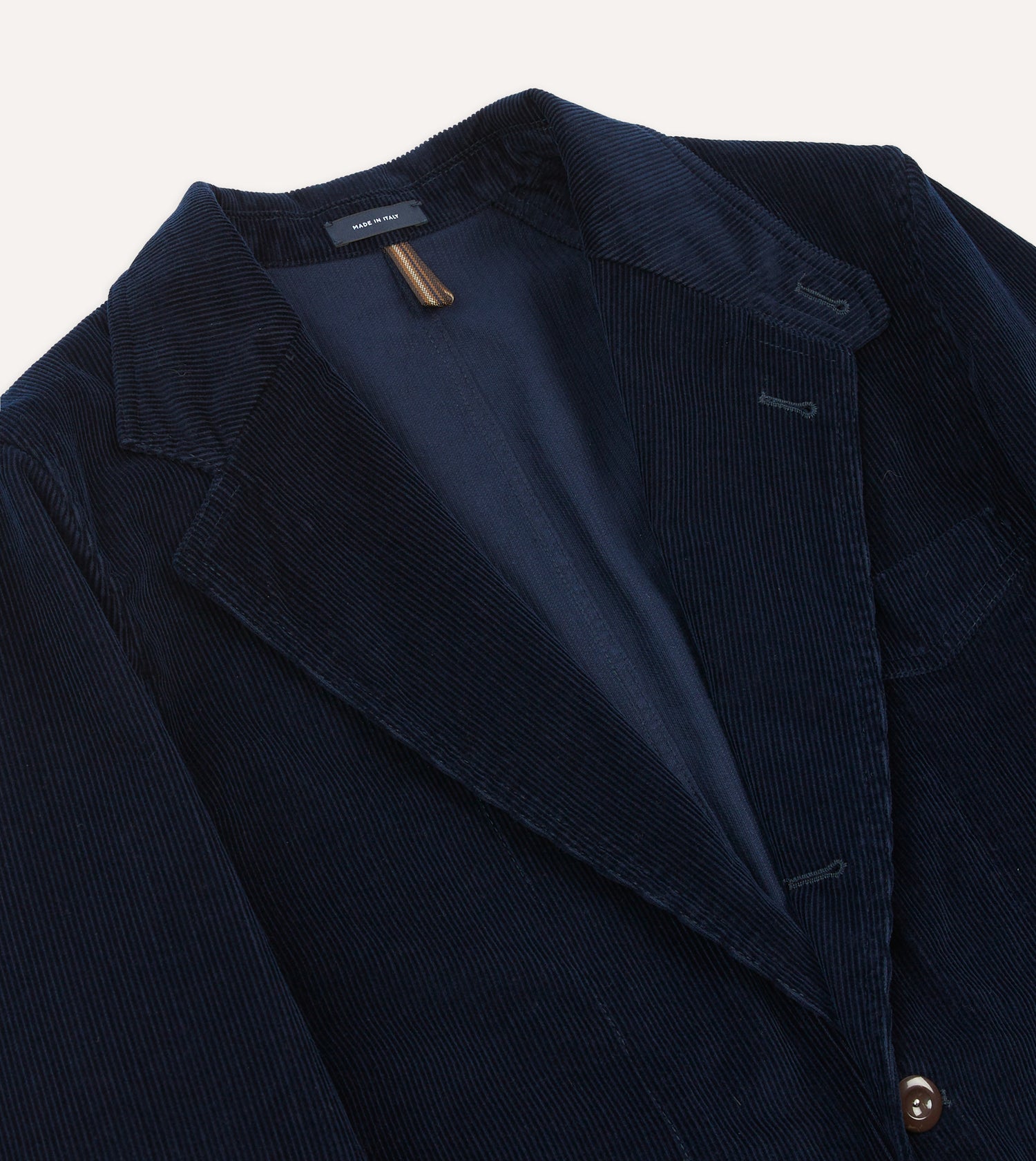Navy Cotton Corduroy Field Games Blazer