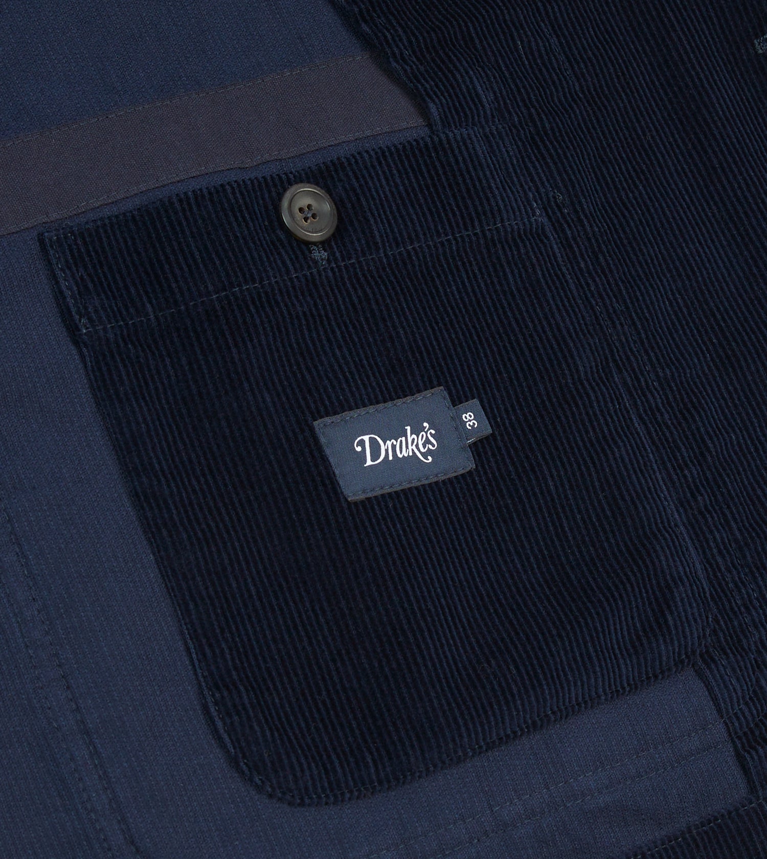 Navy Cotton Corduroy Field Games Blazer