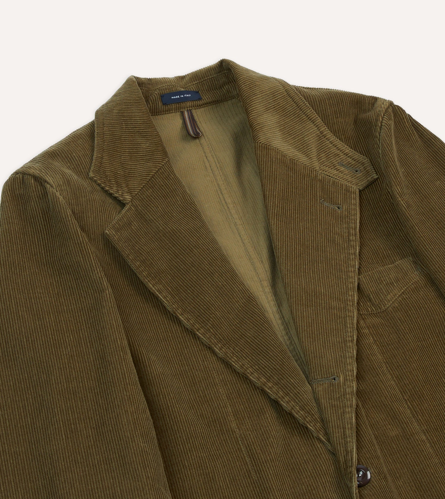Olive Cotton Corduroy Field Games Blazer