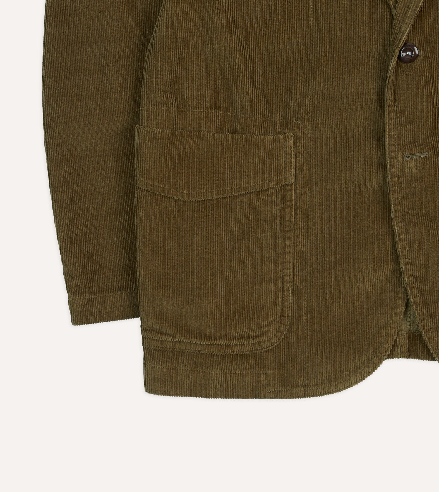 Olive Cotton Corduroy Field Games Blazer