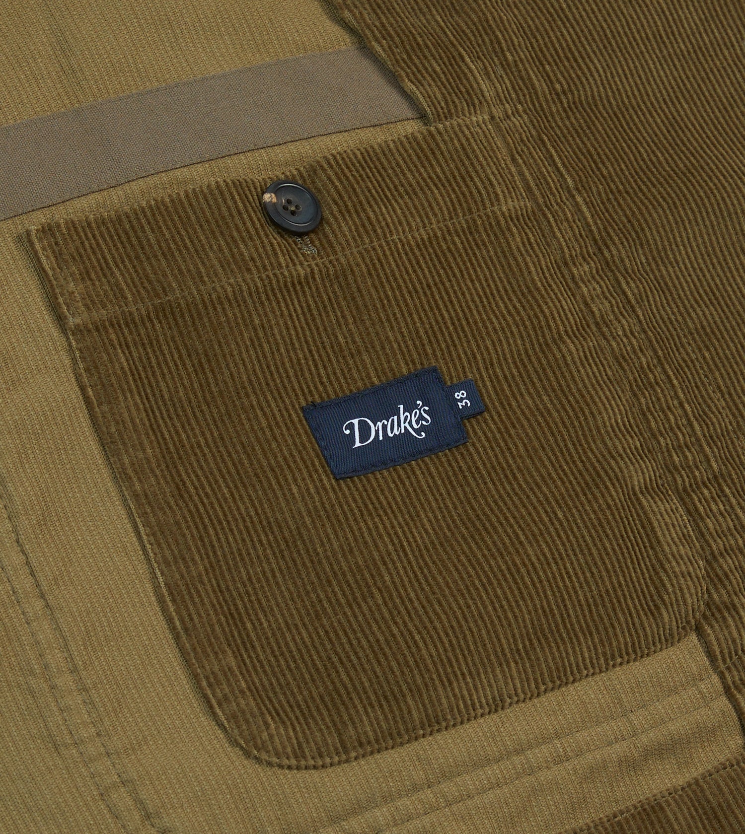 Olive Cotton Corduroy Field Games Blazer