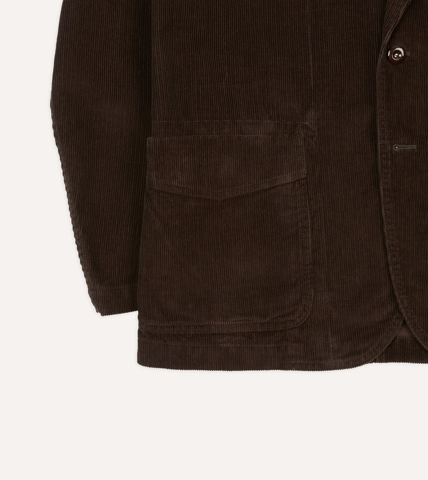Brown Cotton Corduroy Field Games Blazer