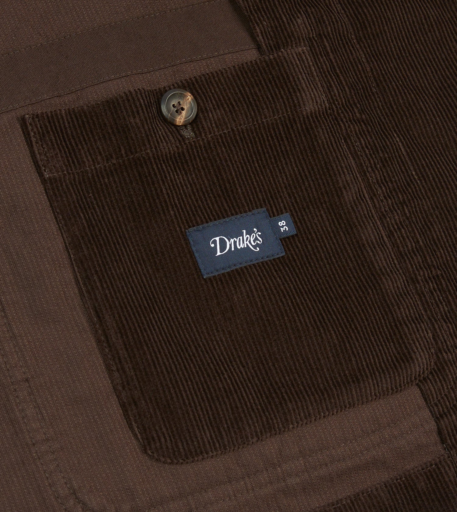 Brown Cotton Corduroy Field Games Blazer