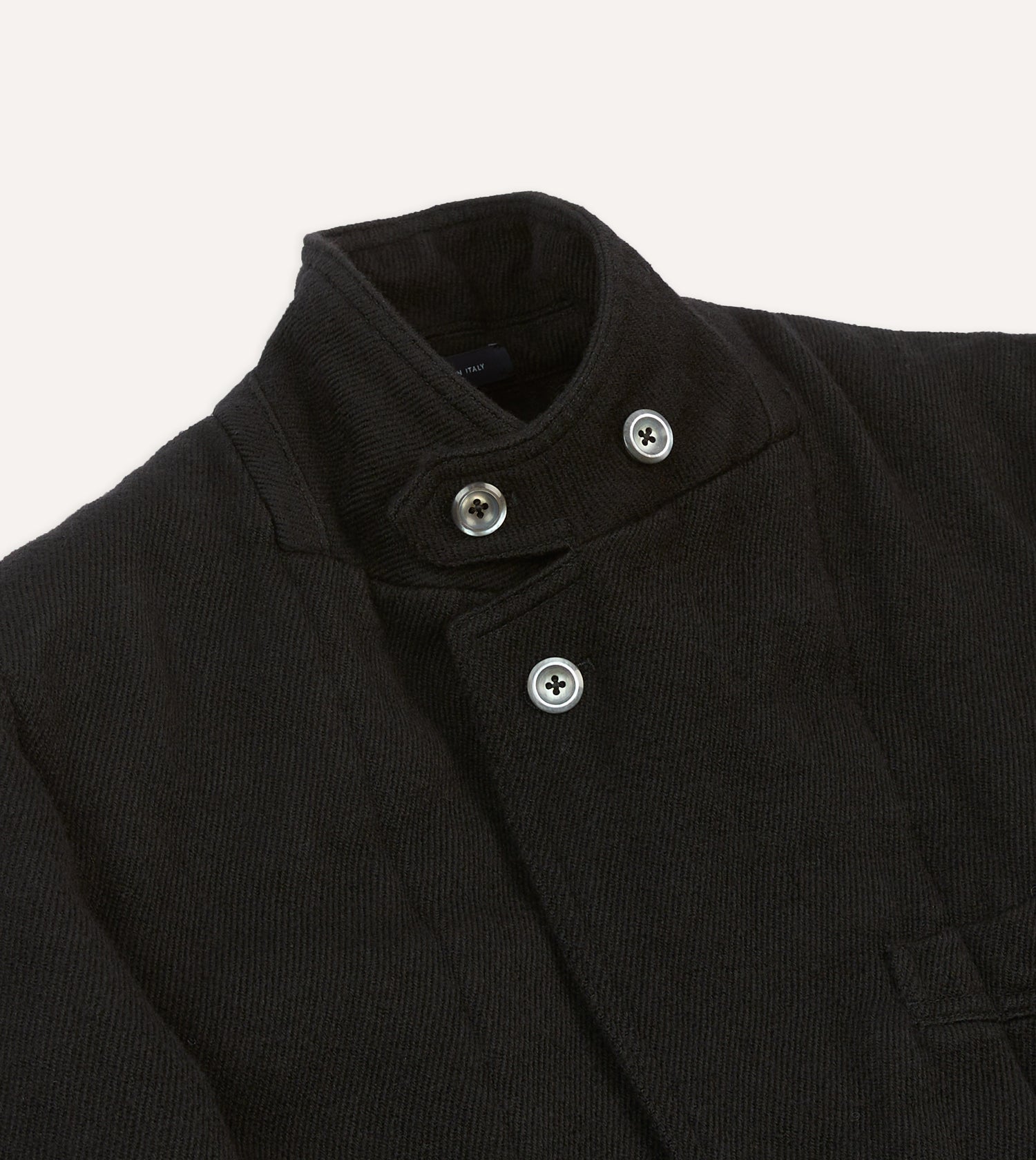 Navy Wool-Cotton Twill Field Games Blazer