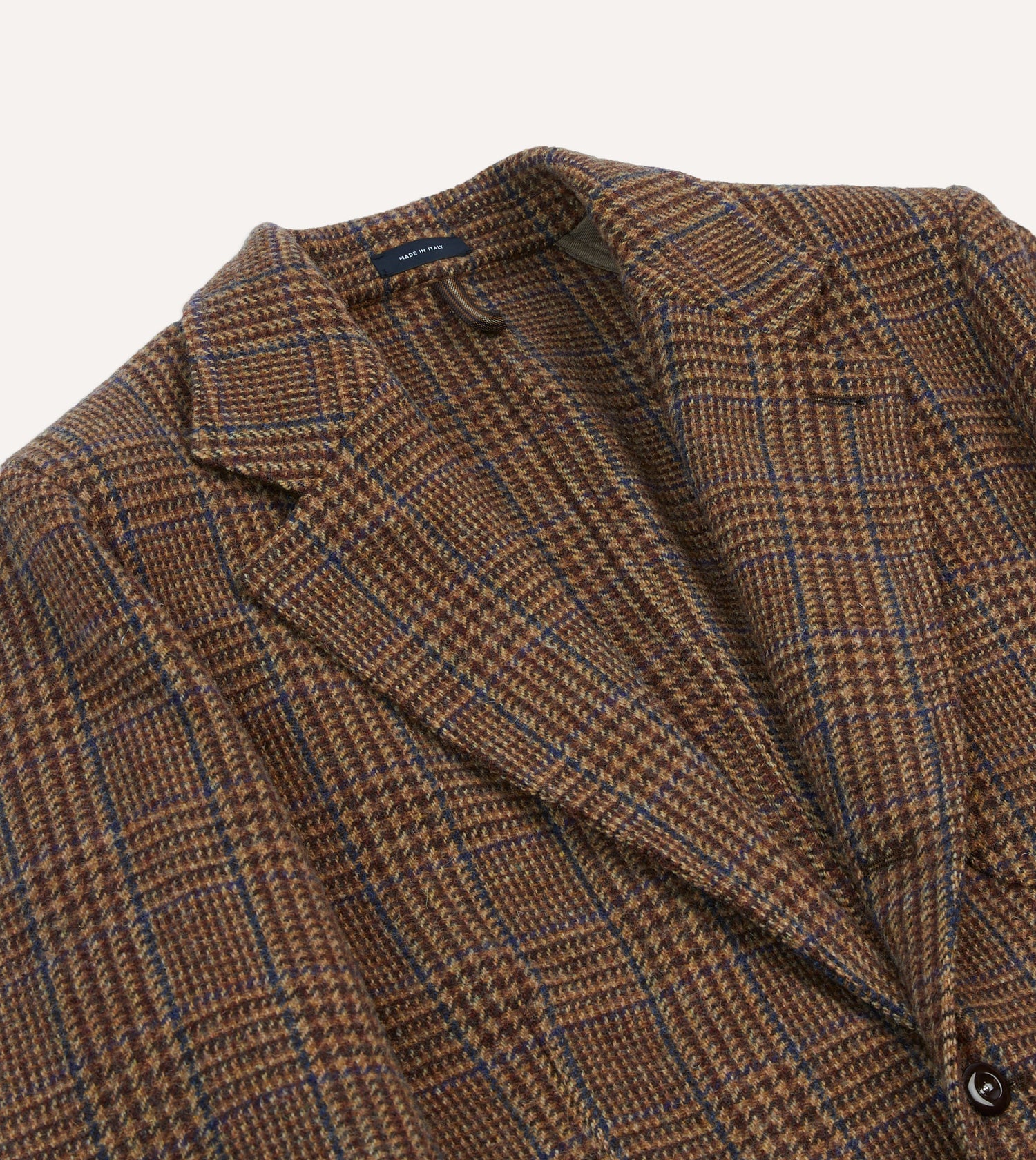 Brown Prince of Wales Check Tweed Games Blazer Mk. VII
