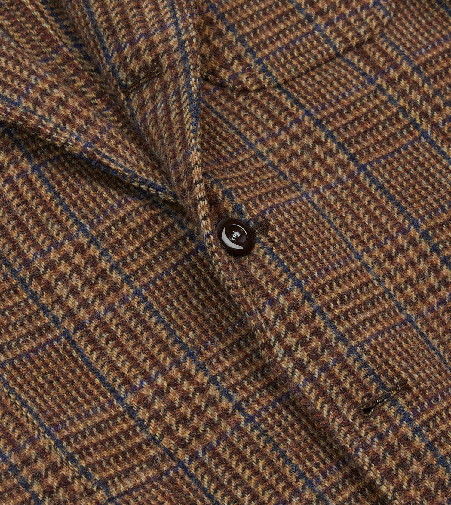 Brown Prince of Wales Check Tweed Games Blazer Mk. VII
