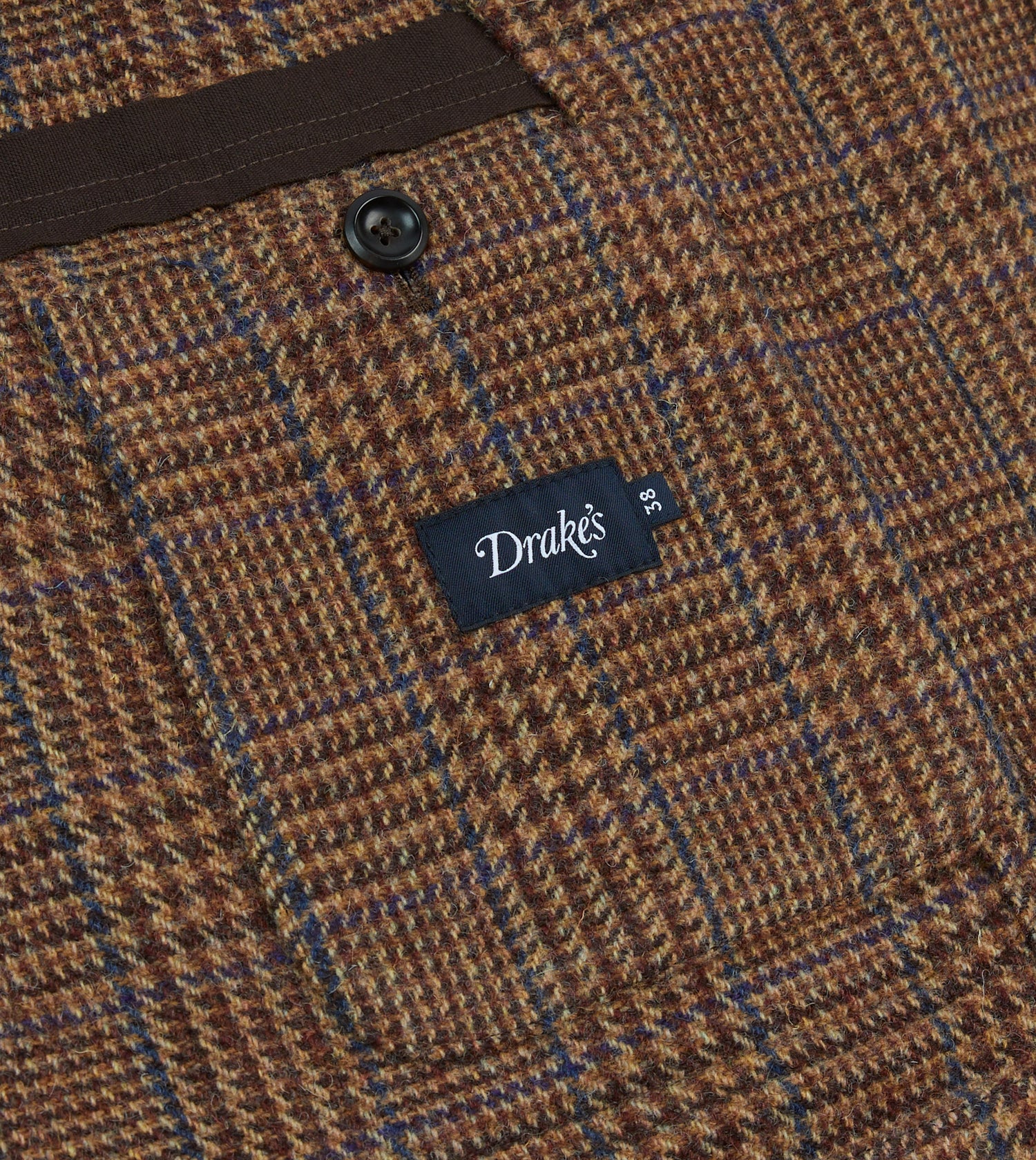 Brown Prince of Wales Check Tweed Games Blazer Mk. VII