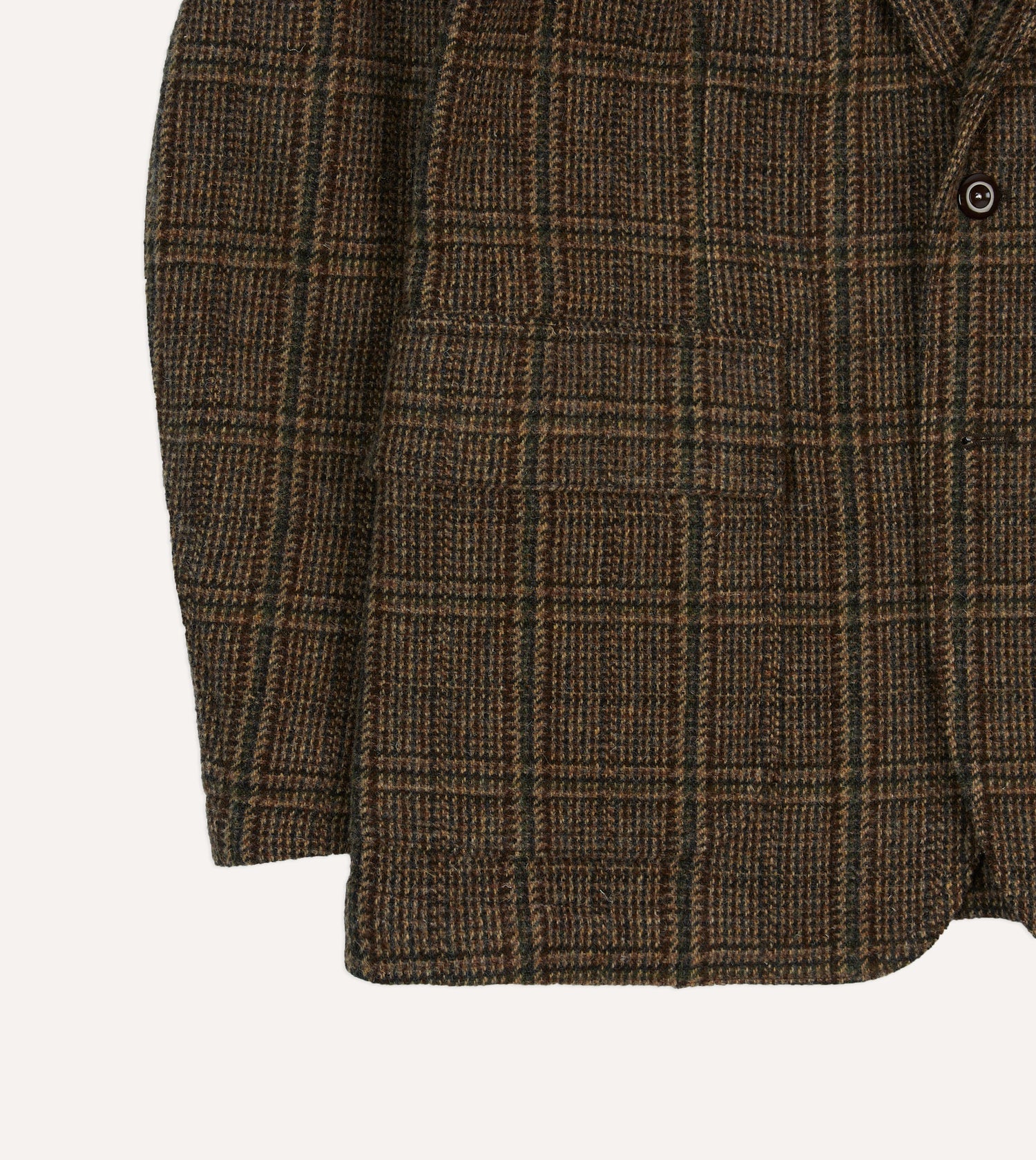 Brown Check Harris Tweed Games Blazer Mk. VII