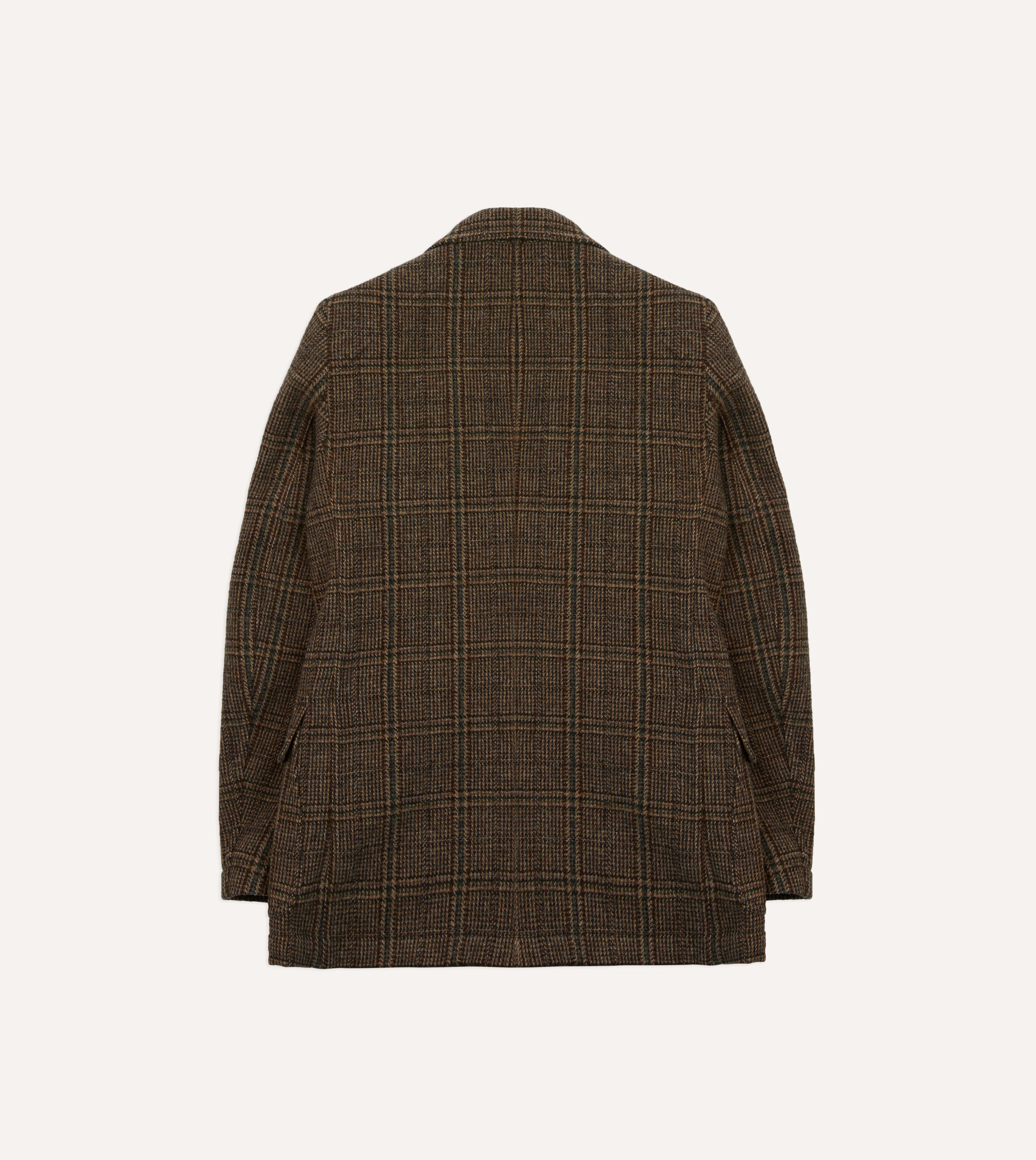 Brown Check Harris Tweed Games Blazer Mk. VII