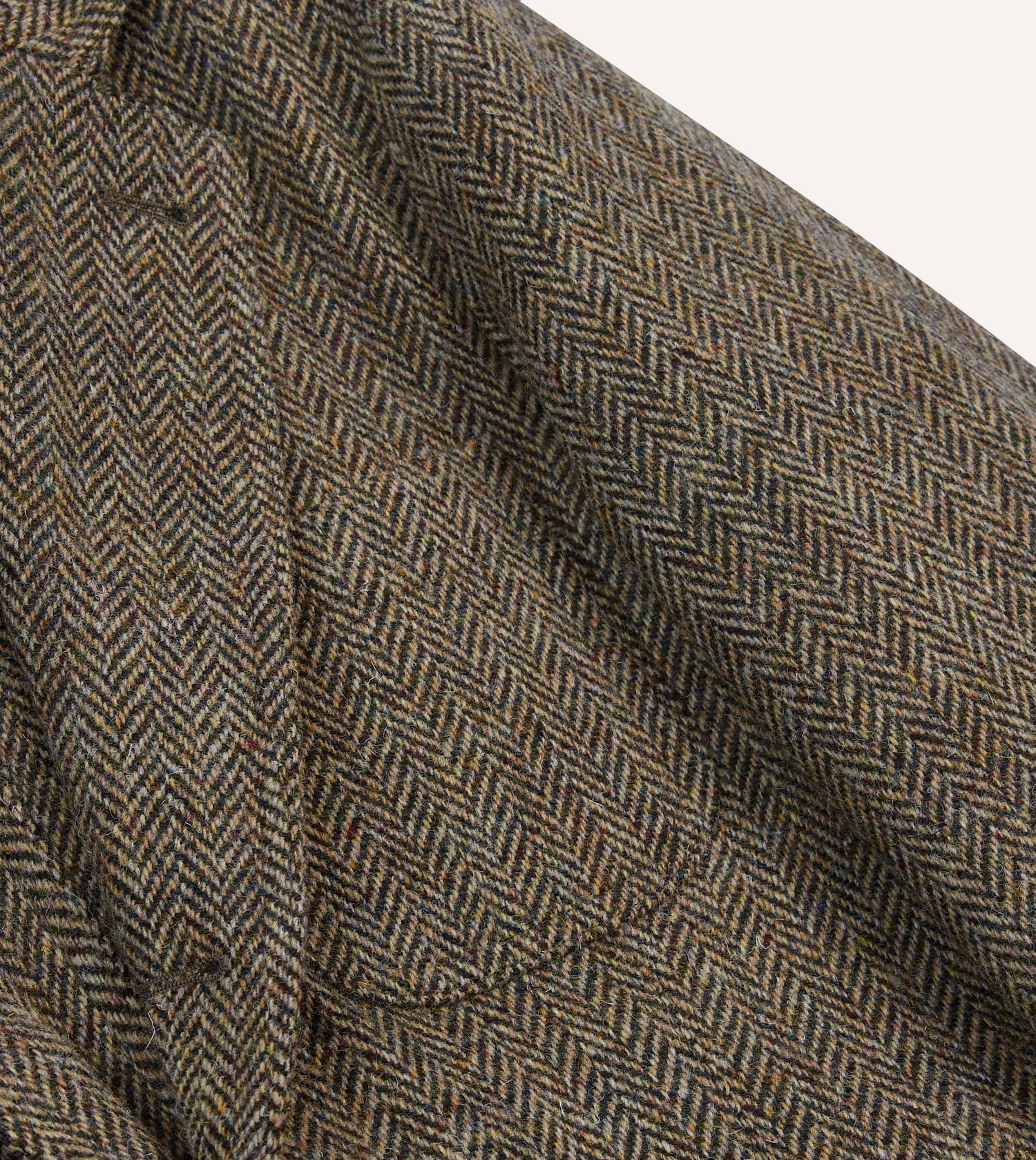 Olive Herringbone Harris Tweed Games Blazer Mk. VII