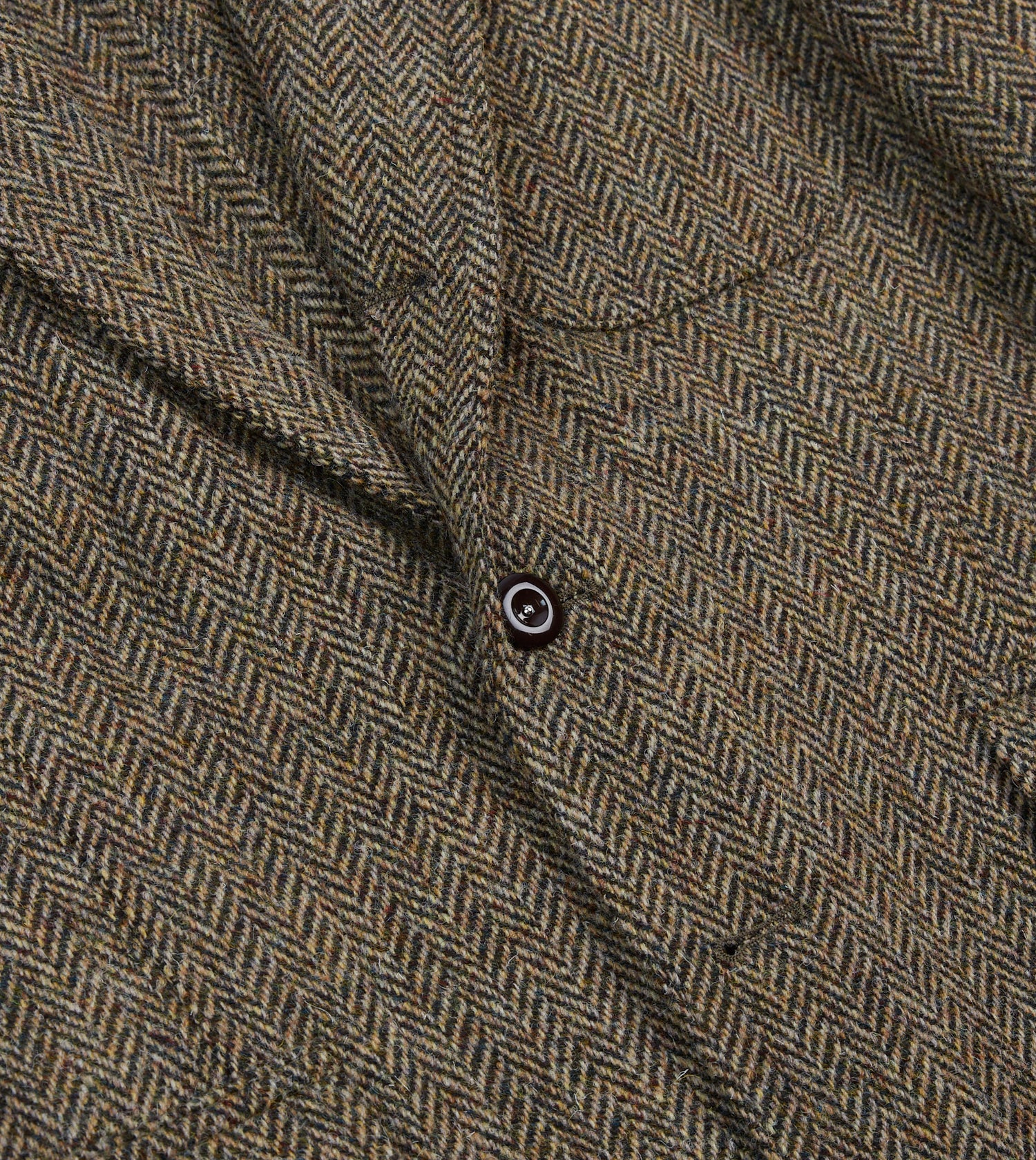 Olive Herringbone Harris Tweed Games Blazer Mk. VII