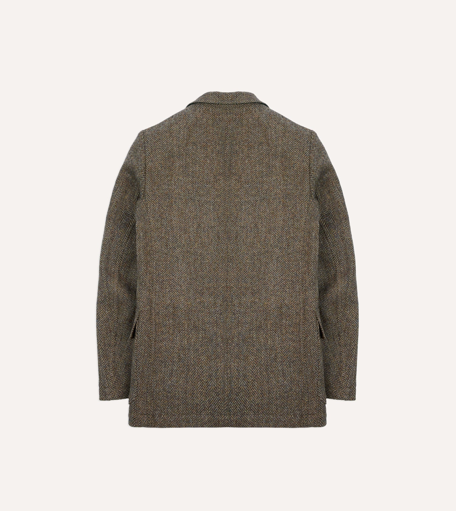 Olive Herringbone Harris Tweed Games Blazer Mk. VII