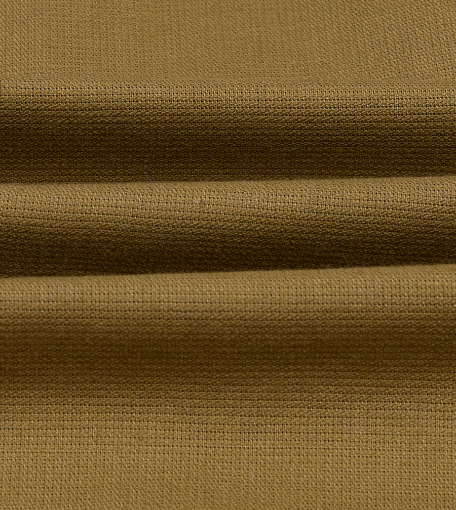 Olive Cotton Drawstring Games Blazer