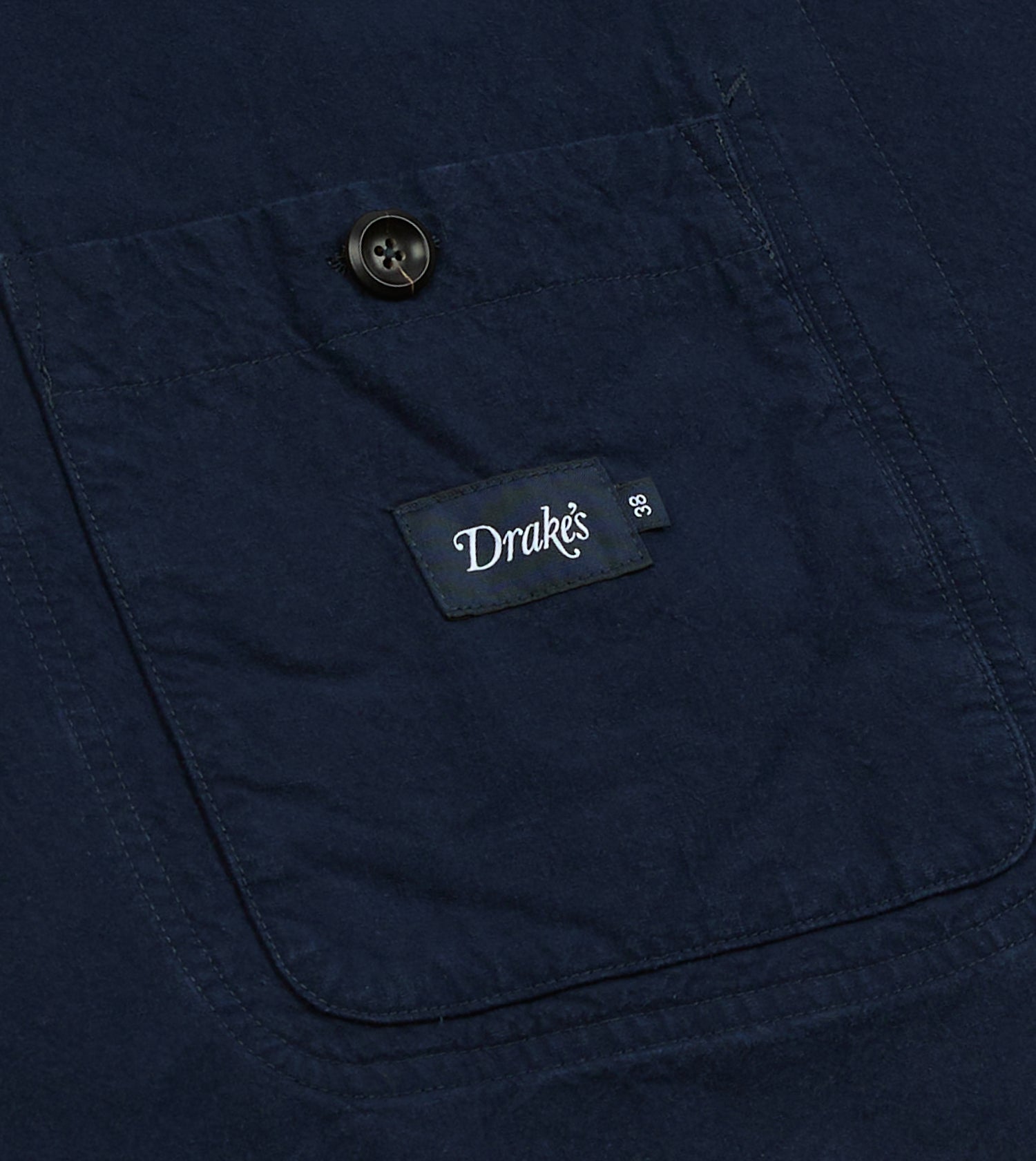 Navy Cotton-Linen Double Layer Games Blazer