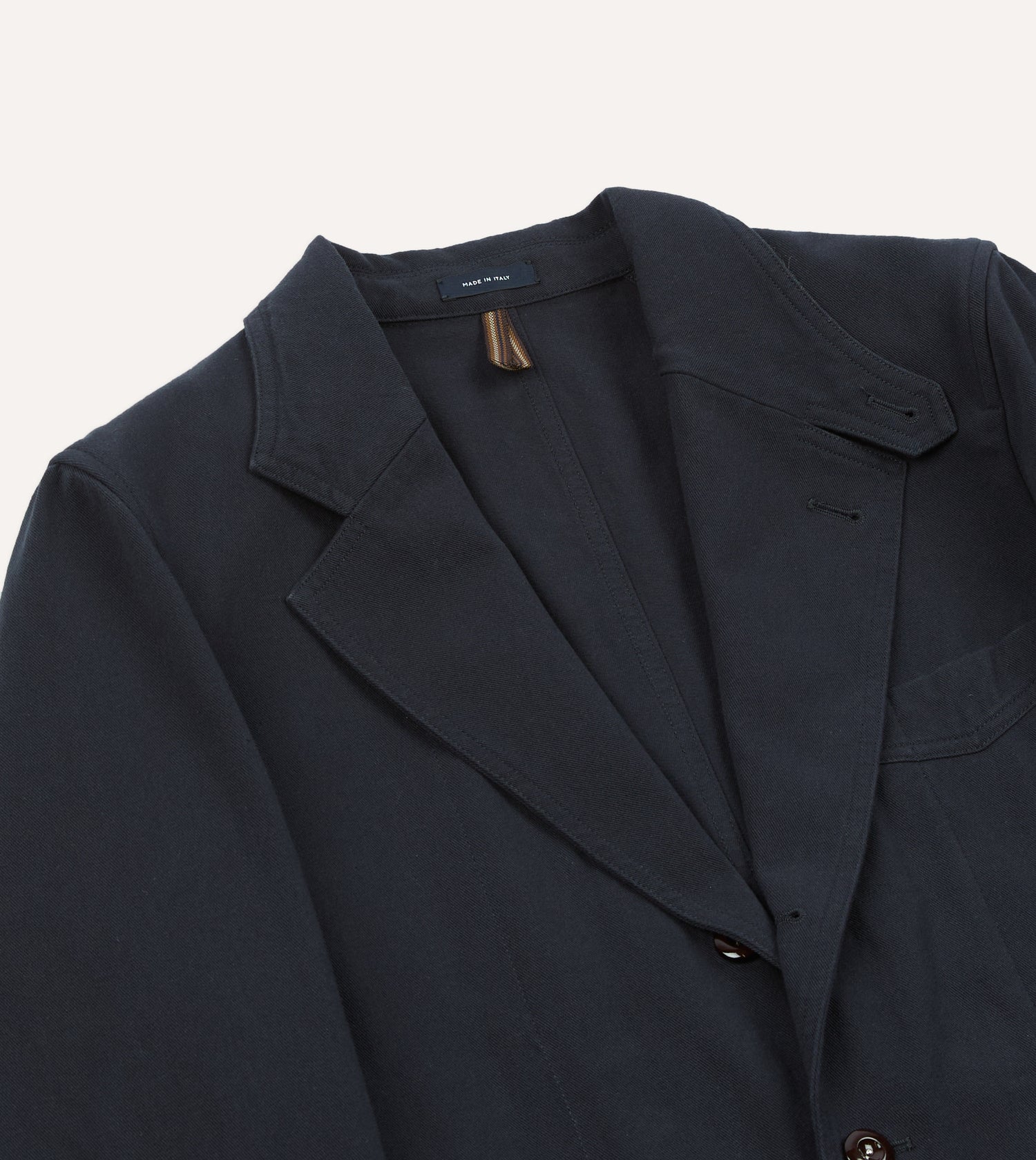 Navy Cotton Twill Field Games Blazer