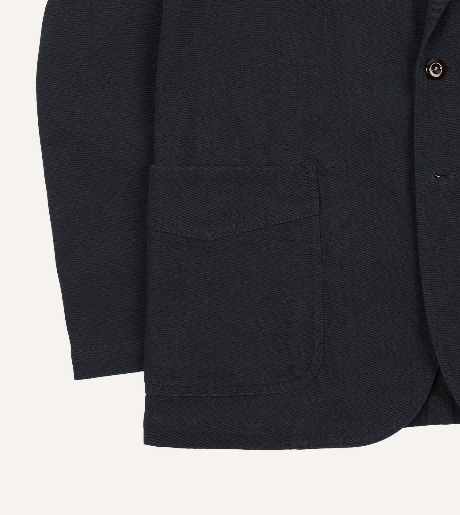 Navy Cotton Twill Field Games Blazer