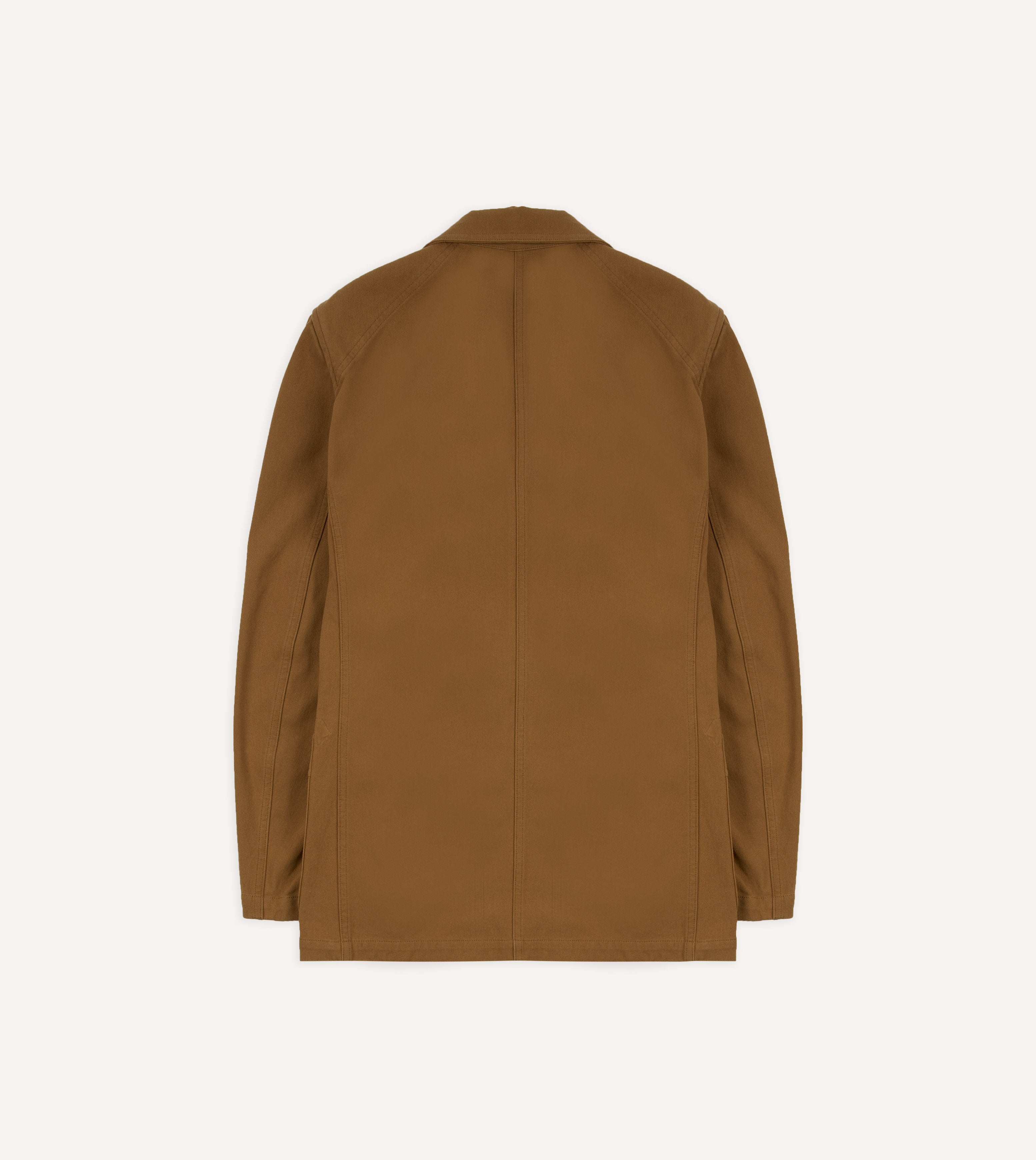 Camel Cotton Twill Field Games Blazer – Drakes US