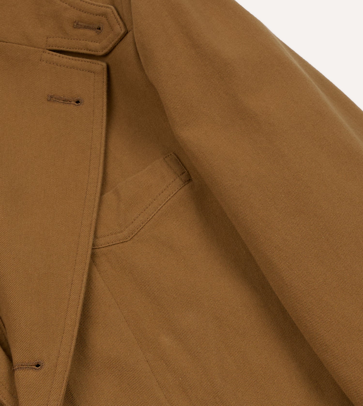 Camel Cotton Twill Field Games Blazer