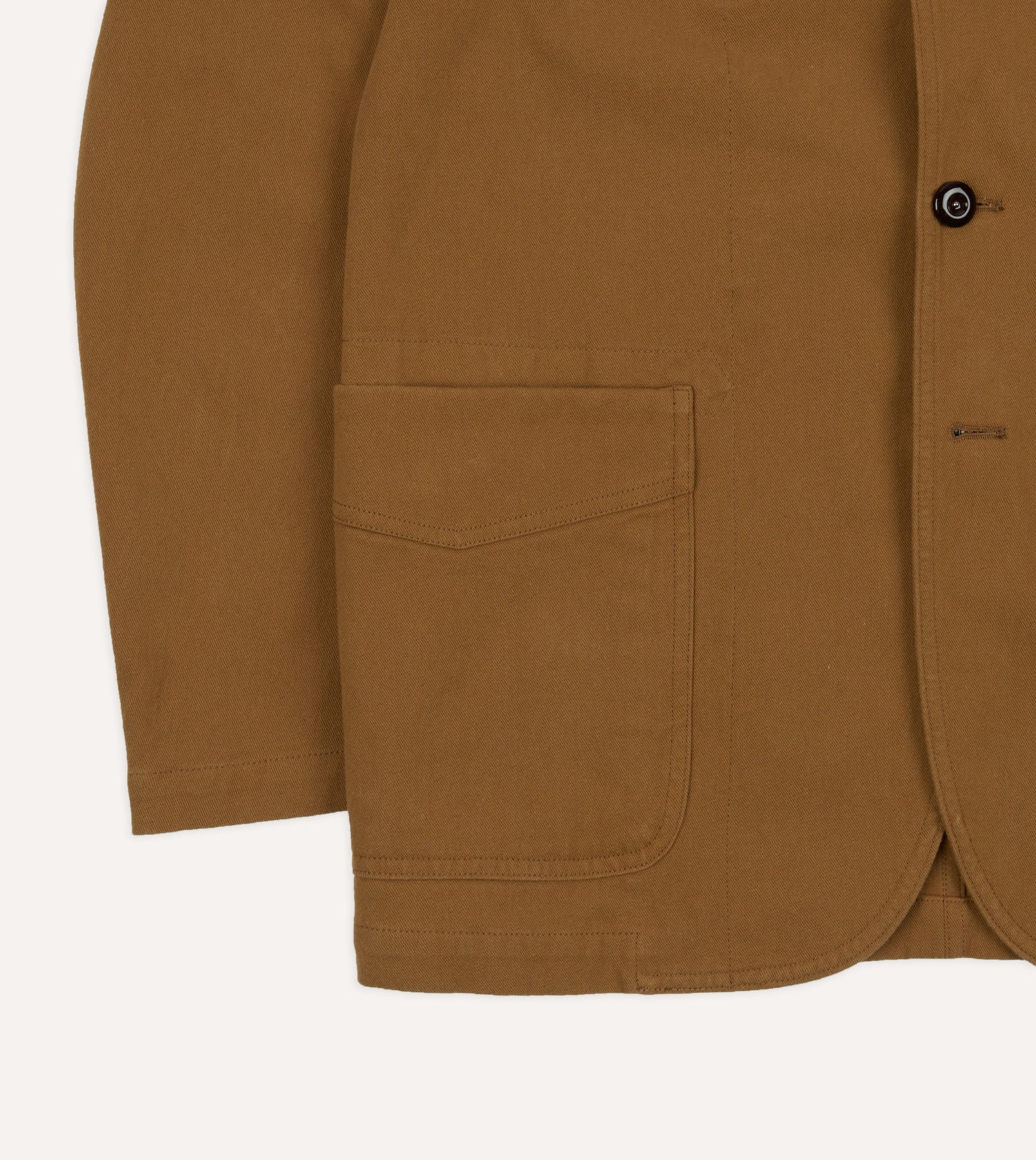 Camel Cotton Twill Field Games Blazer
