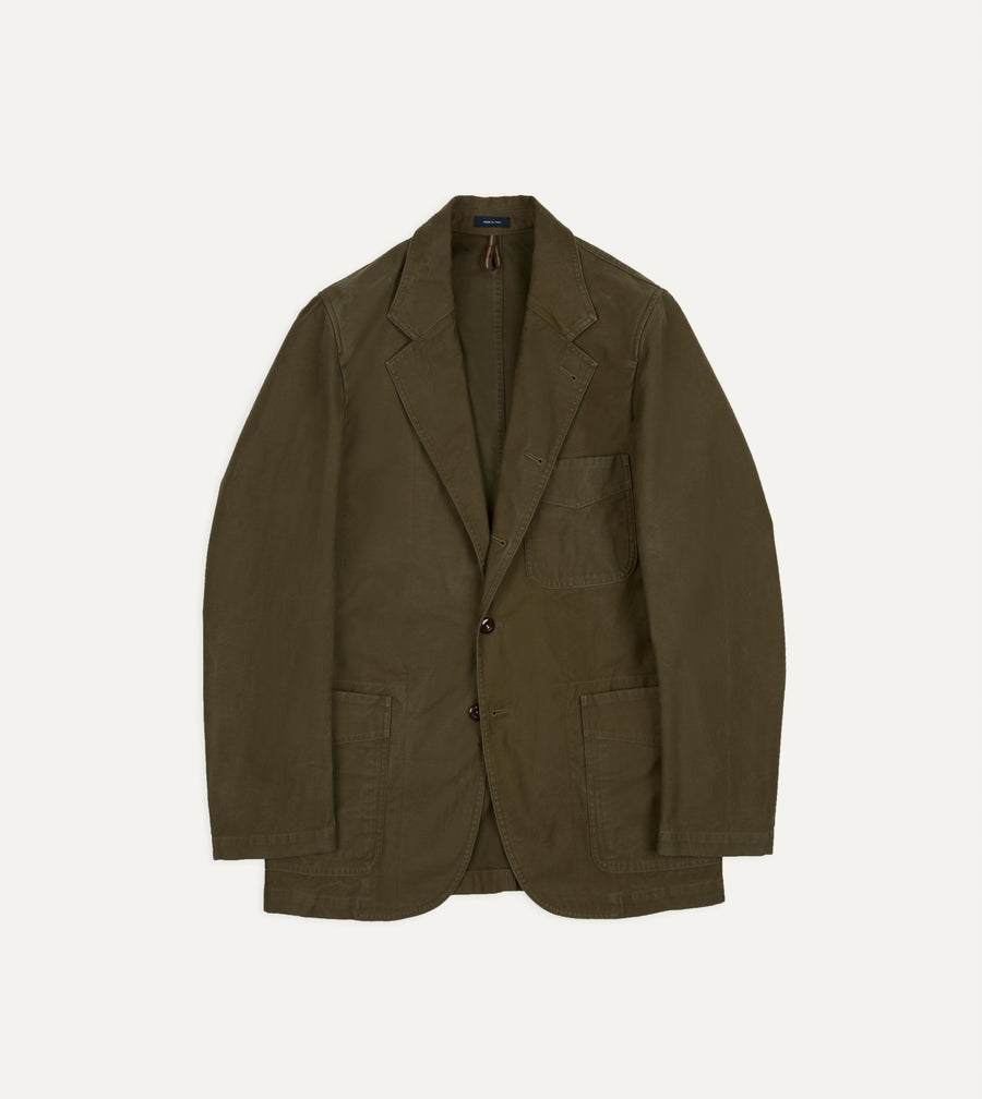 Green Cotton Travel Games Blazer