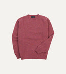 Mulberry Brushed Shetland Crew Neck Jumper