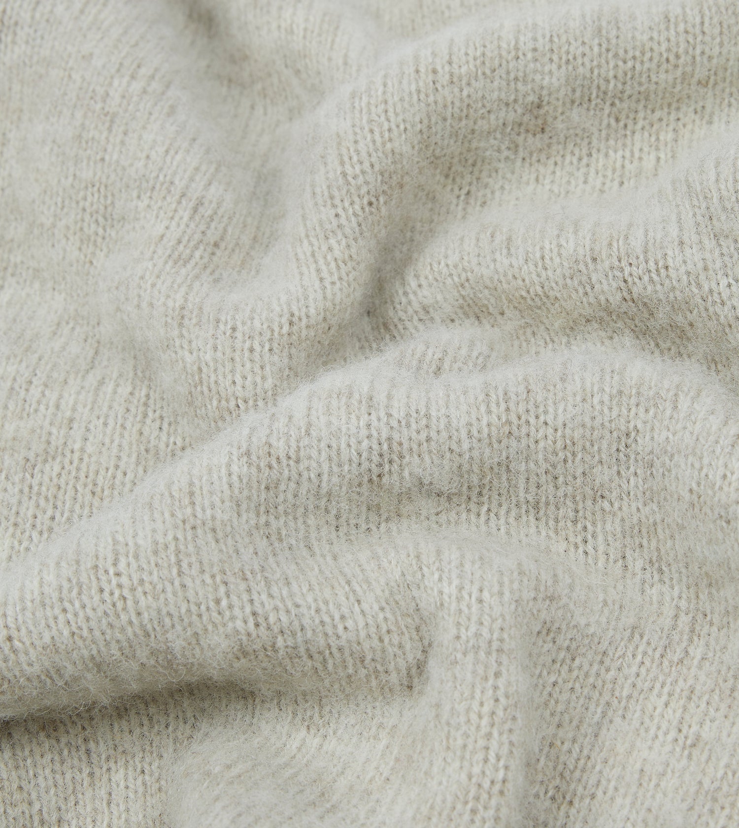 Stone Brushed Shetland Crew Neck Jumper