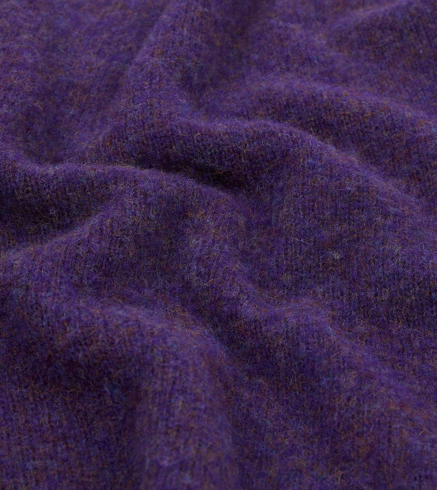 Lavender Brushed Shetland Crew Neck Jumper