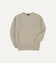 Putty Brushed Cable Knit Shetland Crew Neck Jumper