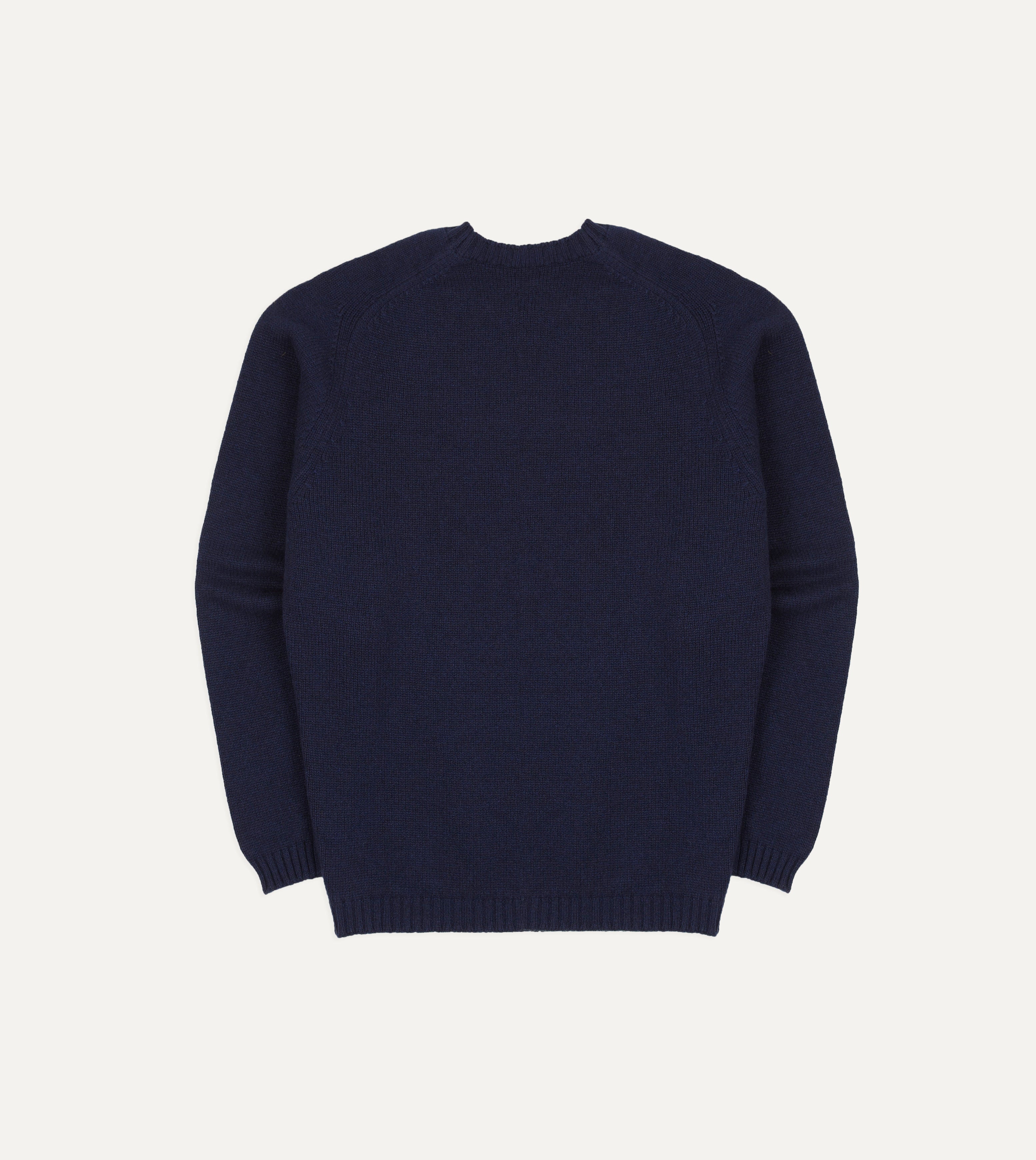 Navy Cashmere Crew Neck Jumper