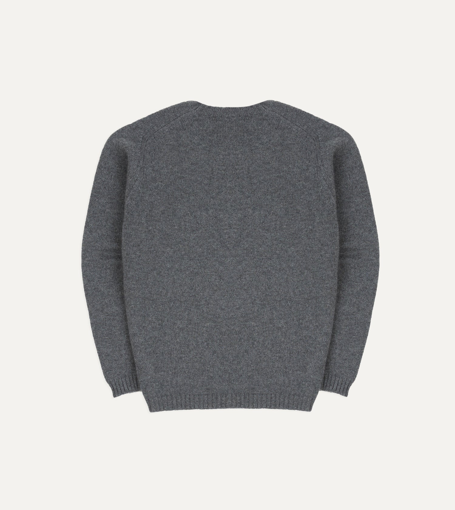 Grey Cashmere Crew Neck Jumper