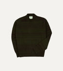 Drake's by A. Levine Olive Wool Jumper