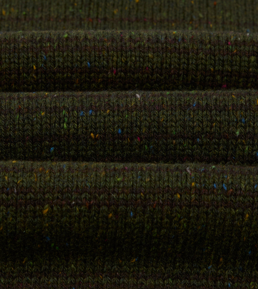 Drake's by A. Levine Olive Wool Jumper