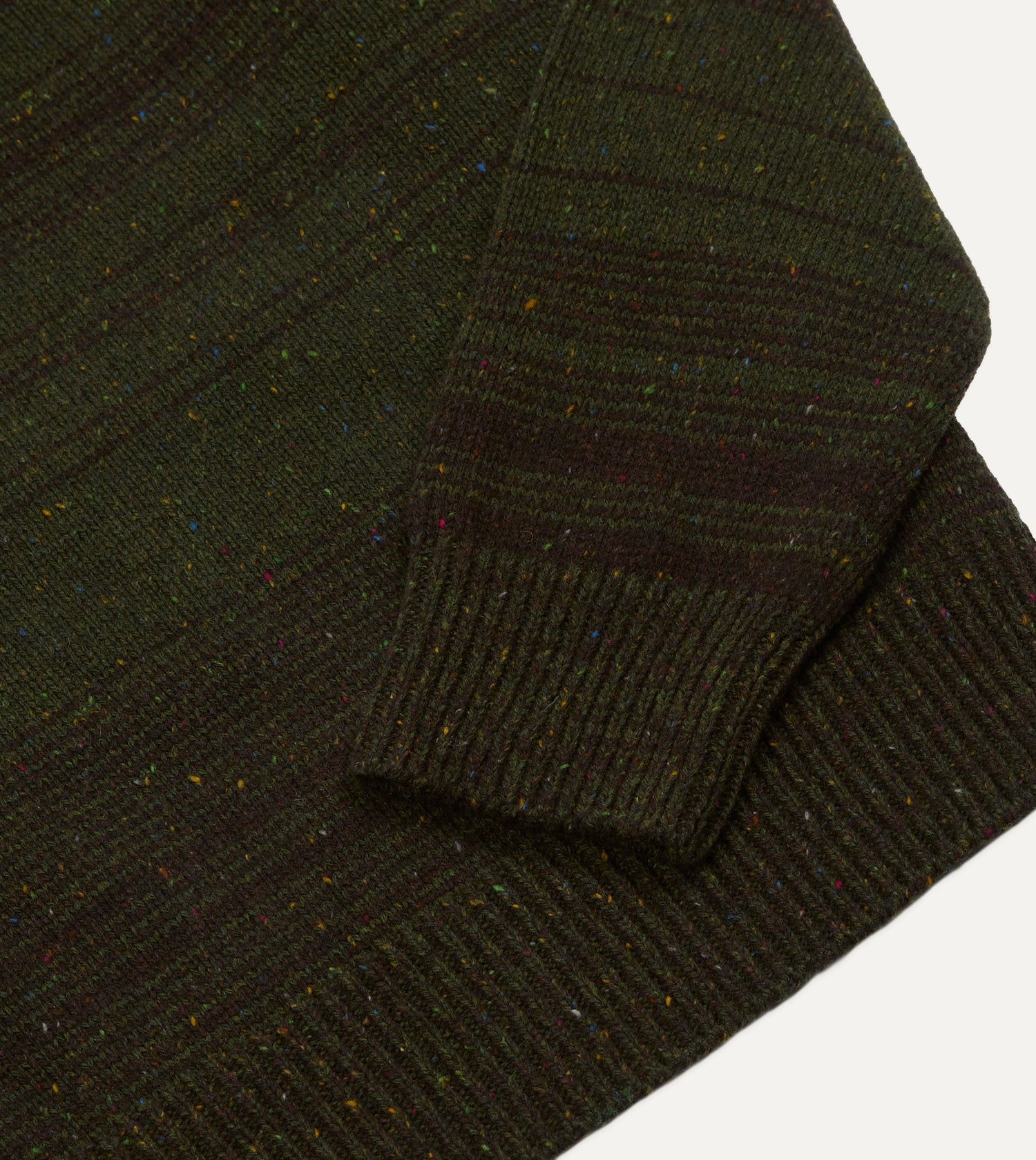Drake's by A. Levine Olive Wool Jumper