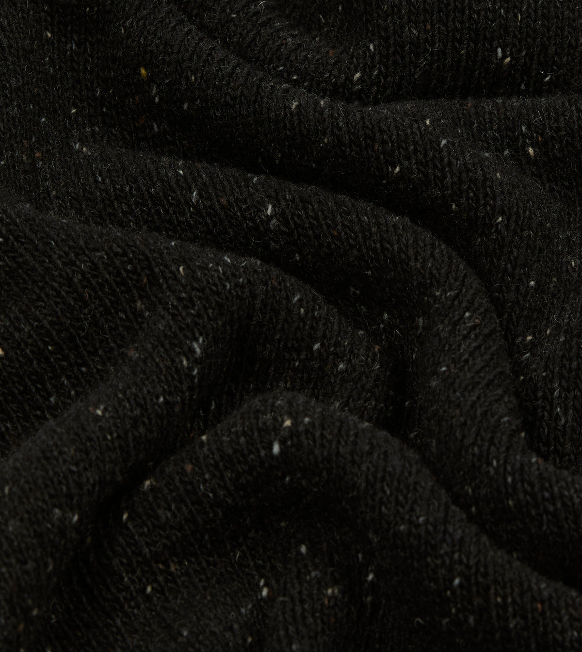 Dark Grey Donegal Crew Neck Jumper