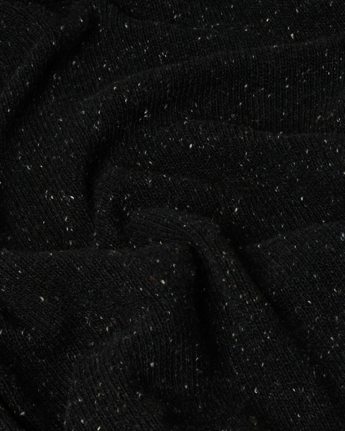 Dark Grey Donegal Crew Neck Jumper