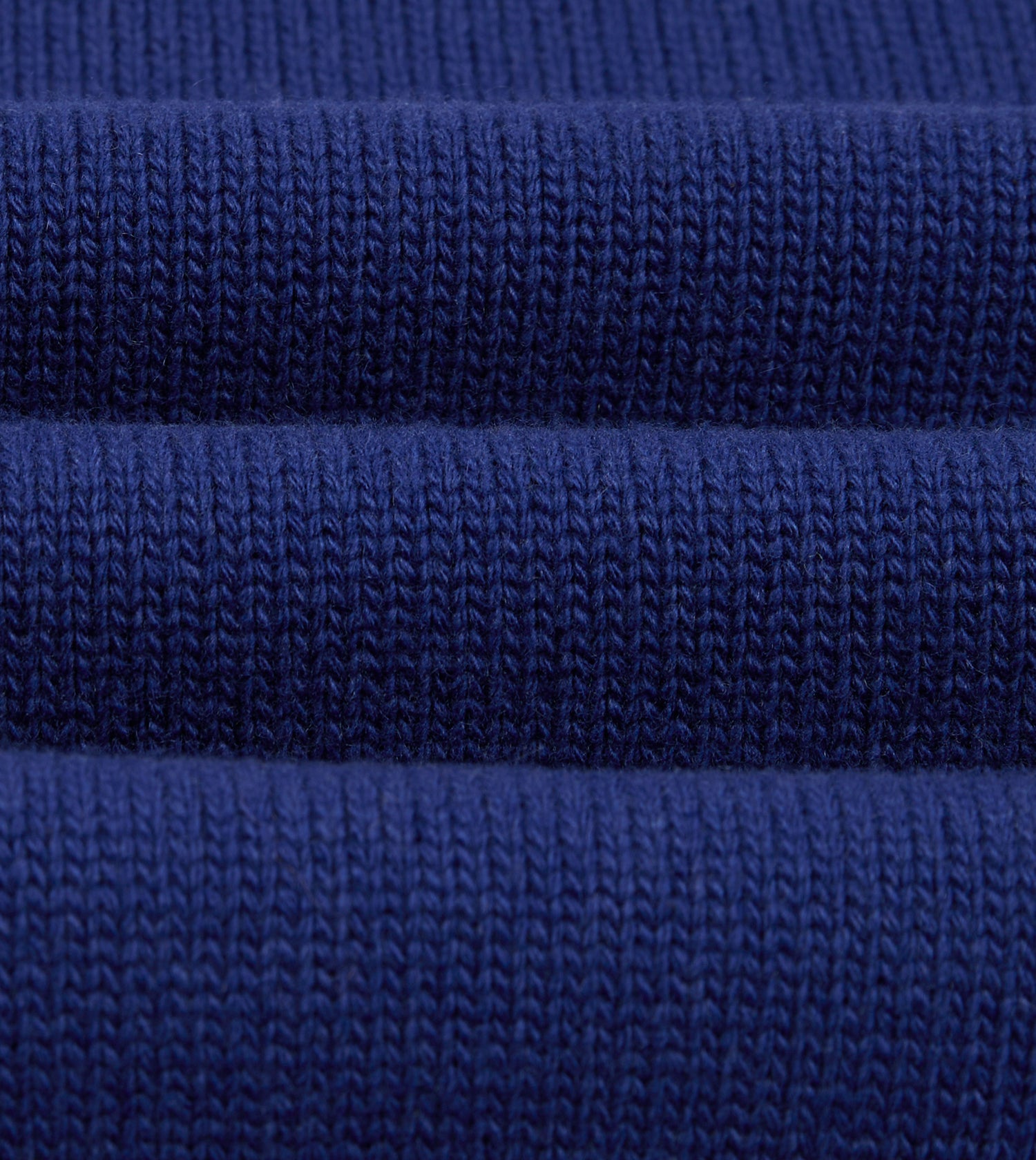 Blue Wool-Cashmere Crew Neck Jumper