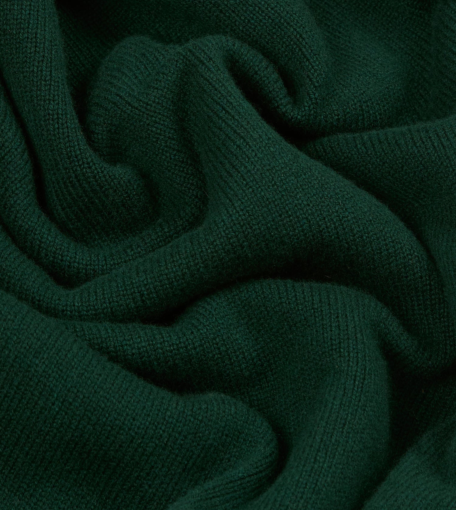 Dark Green Lambswool 6 Button Cardigan