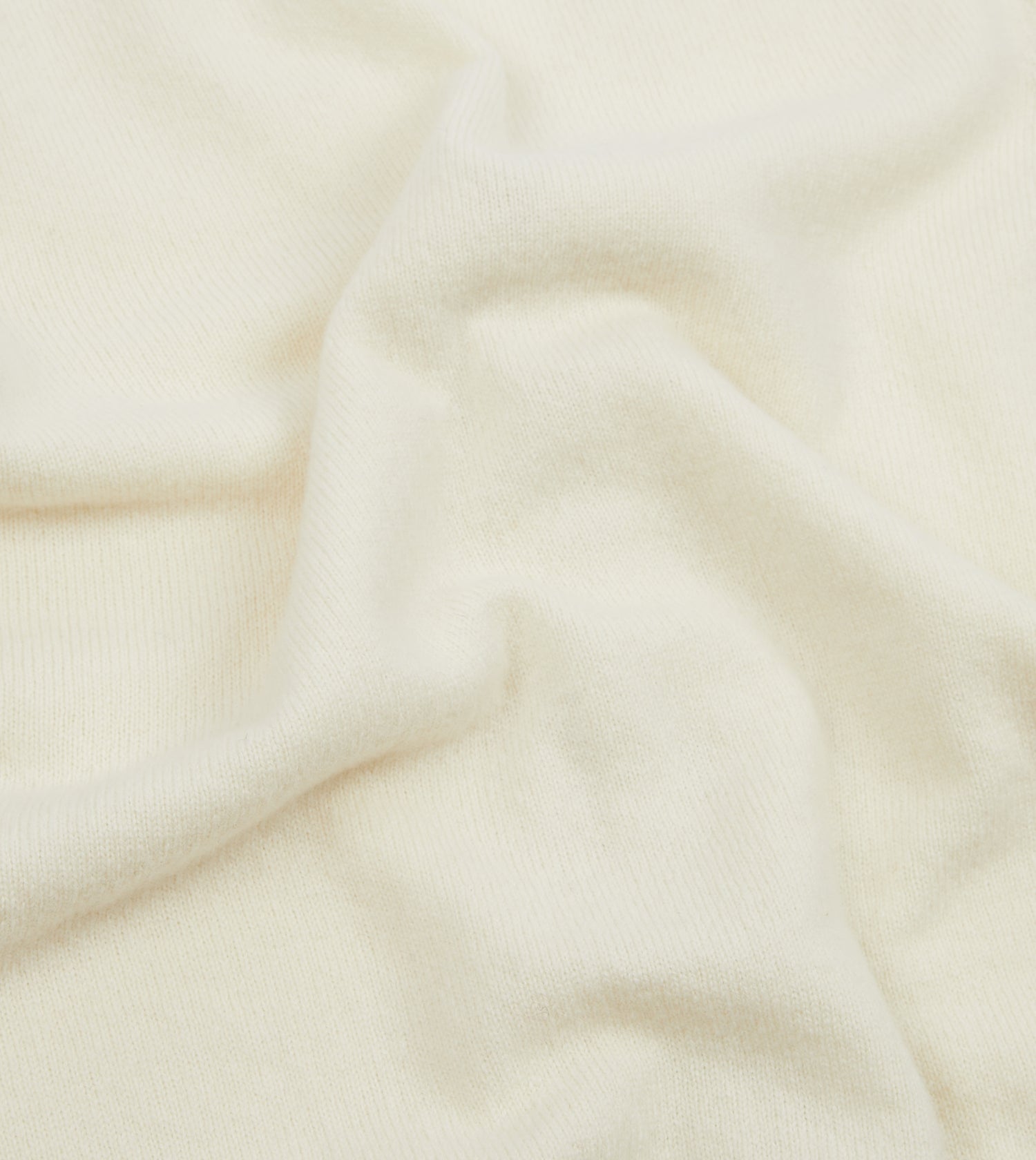 Ecru Lambswool Sleeveless Cardigan